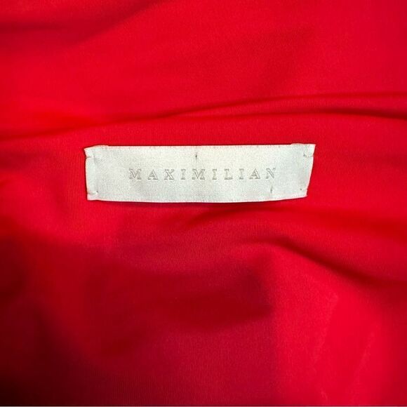 MAXIMILIAN DAVIS Disco Drape Bodysuit UK size 6 - Picture 5 of 9